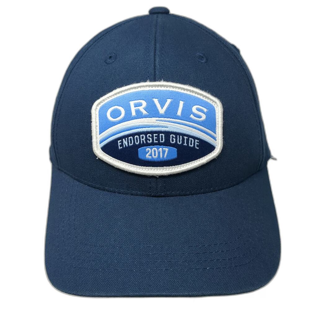 Orvis Snapback Blue White One Size Endorsed Guide 2017 Patch Cotton Fishing Hat